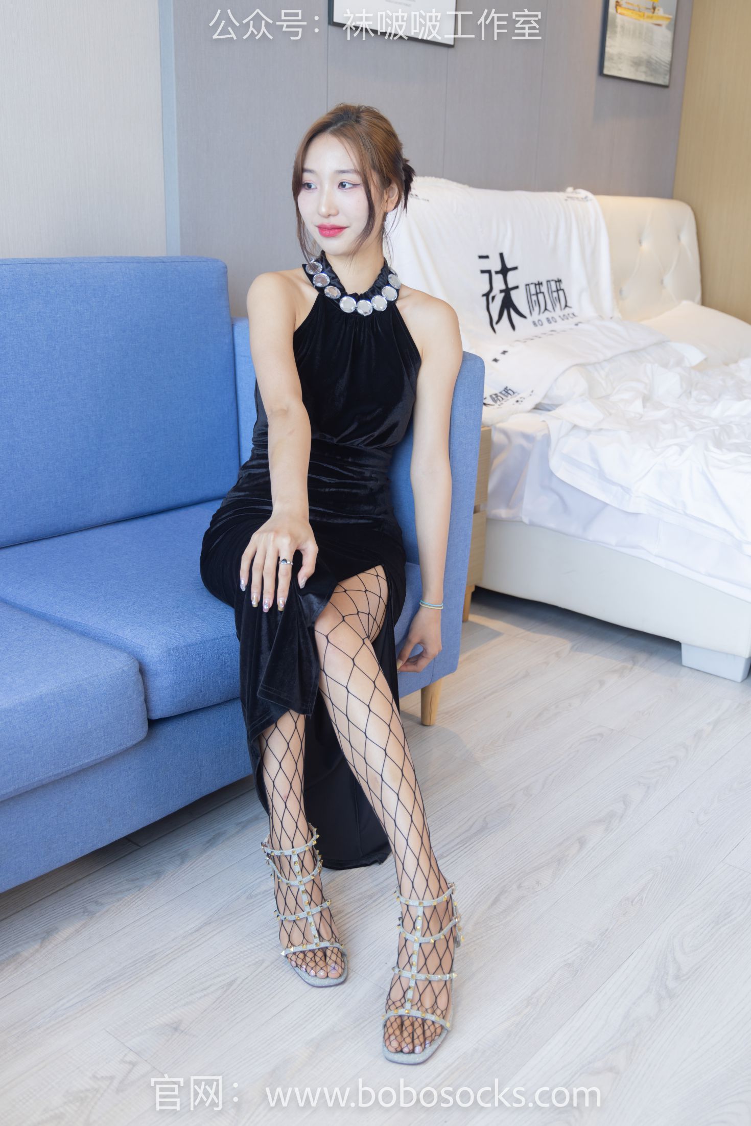 BoBoSocks袜啵啵-No.113-果果-高跟鞋,黑色网袜-[141P1V-5.67GB]-9.jpg